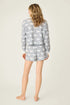 Pj Salvage Boyfriend Boxer Horse Print Shorts Set